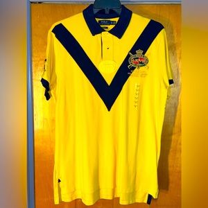NWT Polo Ralph Lauren Men’s Custom Fit XL Short Sleeve Rugby